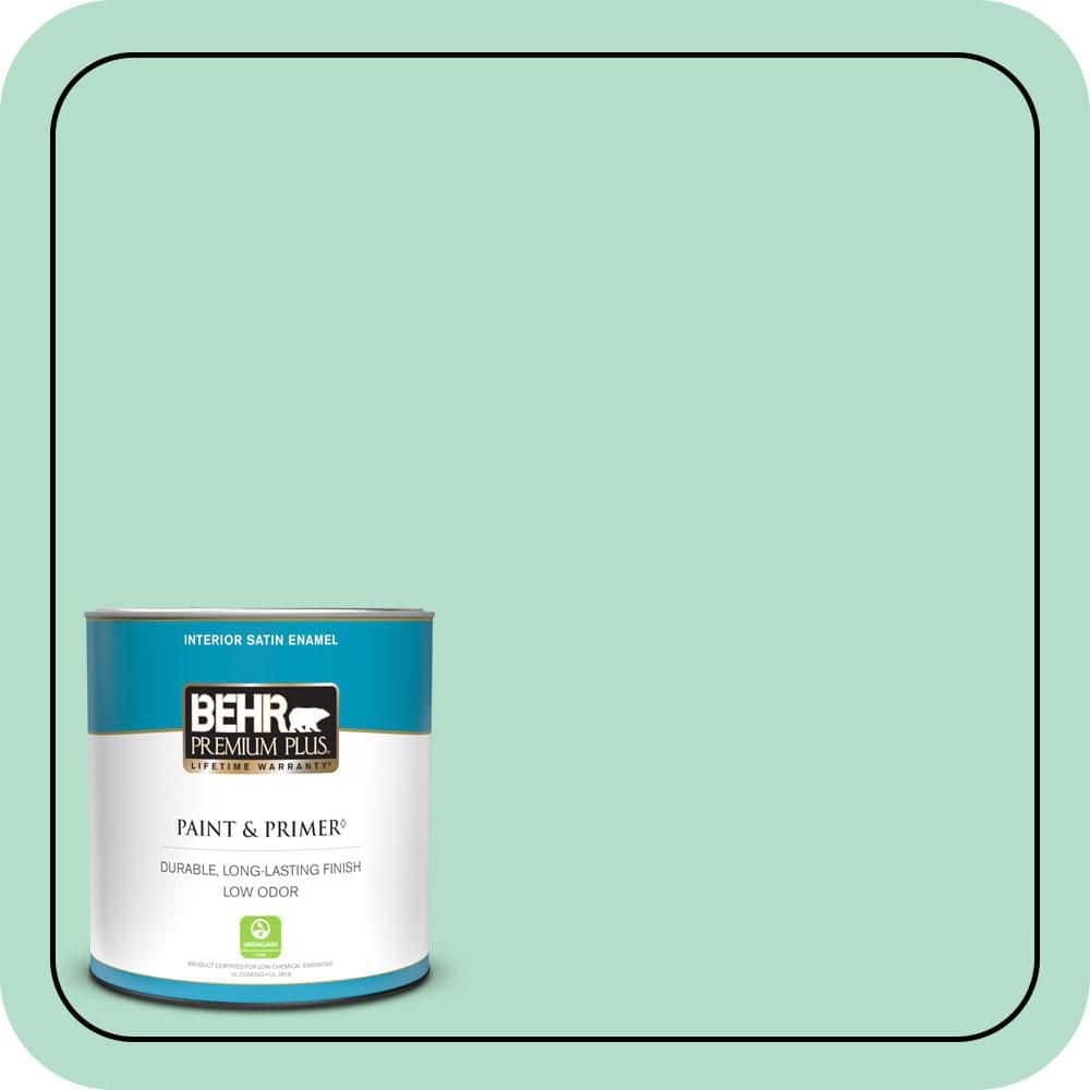 BEHR PREMIUM PLUS #MQ4-18 Free Spirit Enamel Interior/Exterior Paint & Primer Color Sample