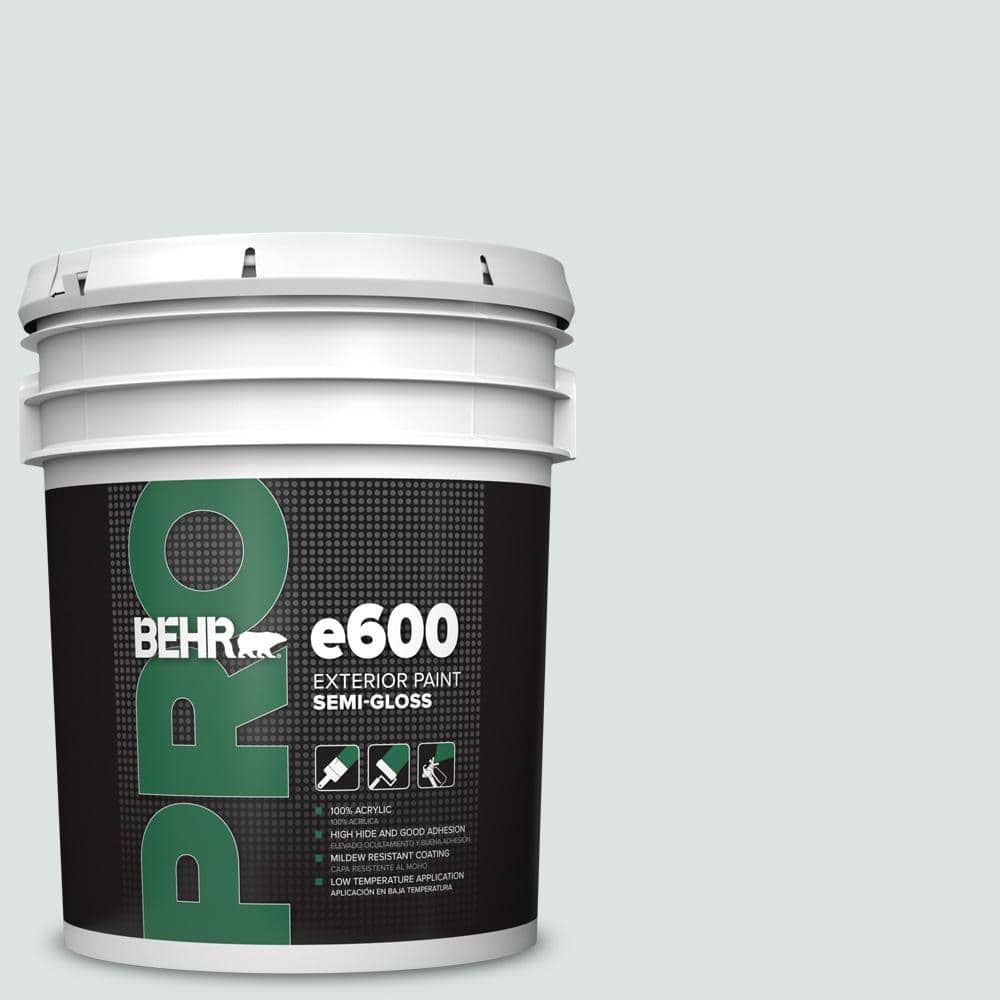 BEHR PRO 5 gal. #MQ3-27 Etched Glass Semi-Gloss Acrylic Exterior Paint