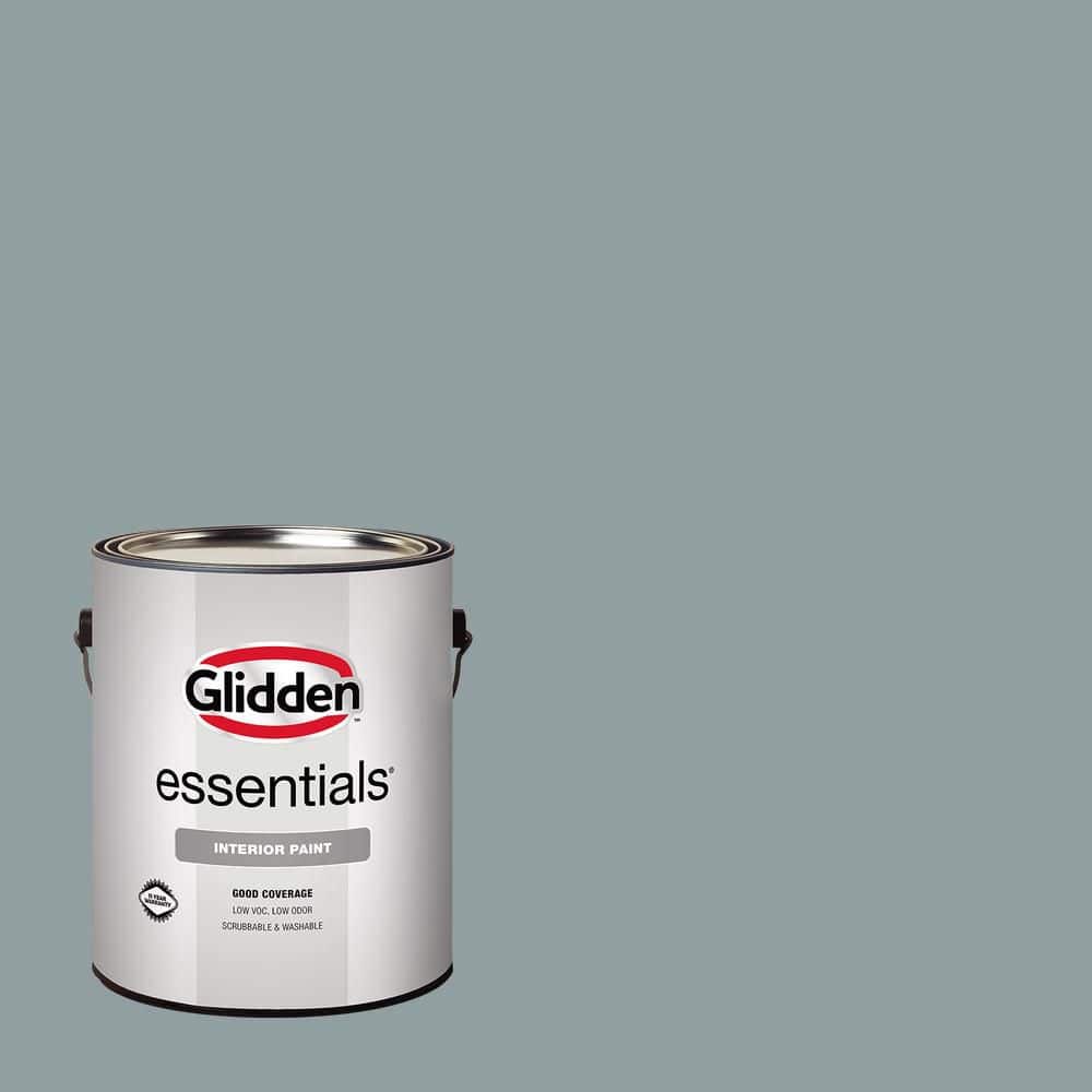 Glidden Essentials 1 gal. #PPG1036-4 After The Storm Flat Interior Paint