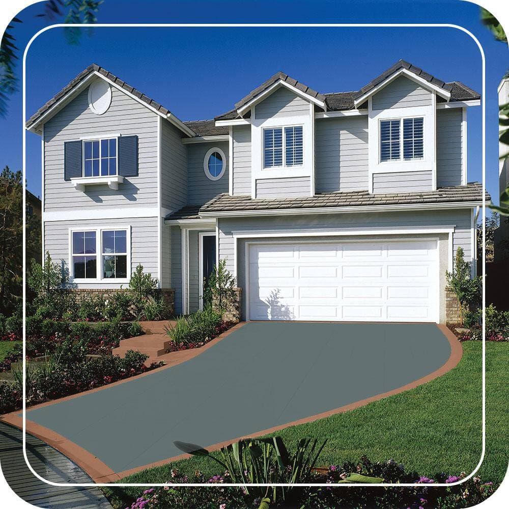 BEHR PREMIUM 1 gal. #N440-5 Coney Island Self-Priming 1-Part Epoxy Satin Interior/Exterior Concrete and Garage Floor Paint (3)
