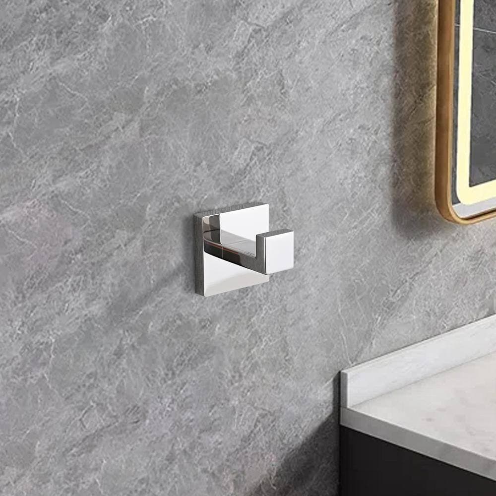Flynama 8 -Piece Bath Hardware Set with Mounting Hardware in Chrome (3)
