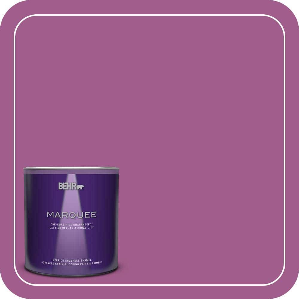 BEHR MARQUEE 1 qt. #P110-6 Wild Berry Eggshell Enamel Interior Paint & Primer