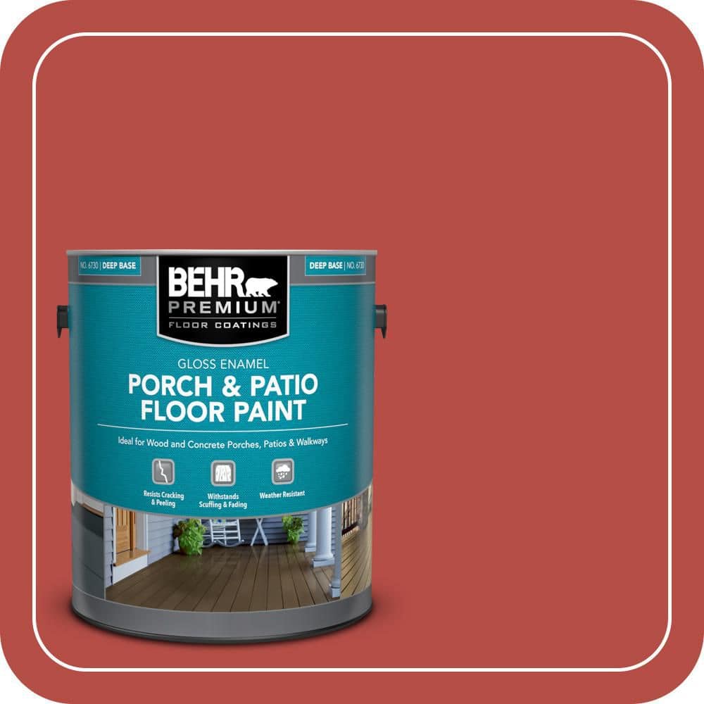 BEHR PREMIUM 1 gal. #M160-7 Raging Bull Gloss Enamel Interior/Exterior Porch and Patio Floor Paint