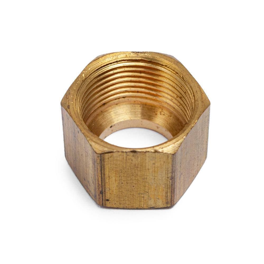 LTWFITTING 7/16 in. Brass Compression Nut Fitting (25-Pack) (3)