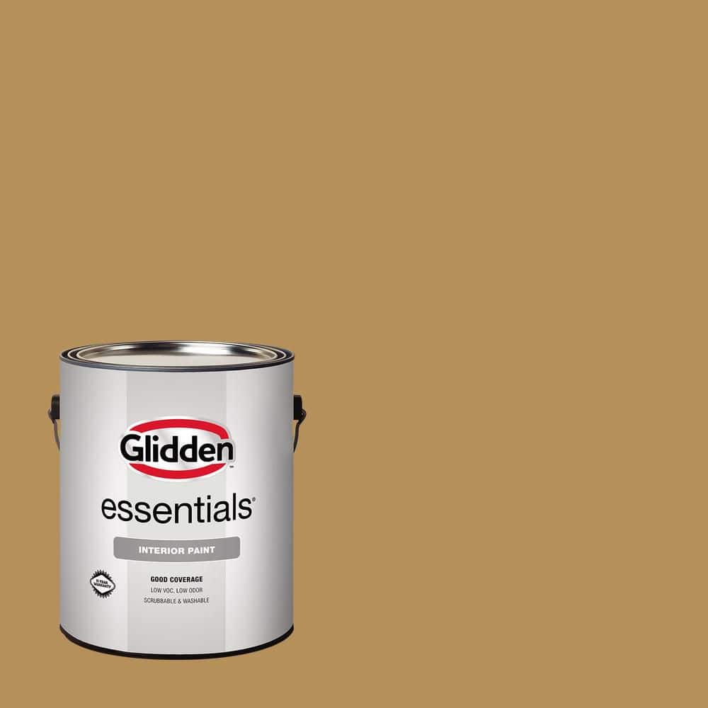 Glidden Essentials 1 gal. PPG1091-6 Down to Earth Flat/Matte Interior Paint