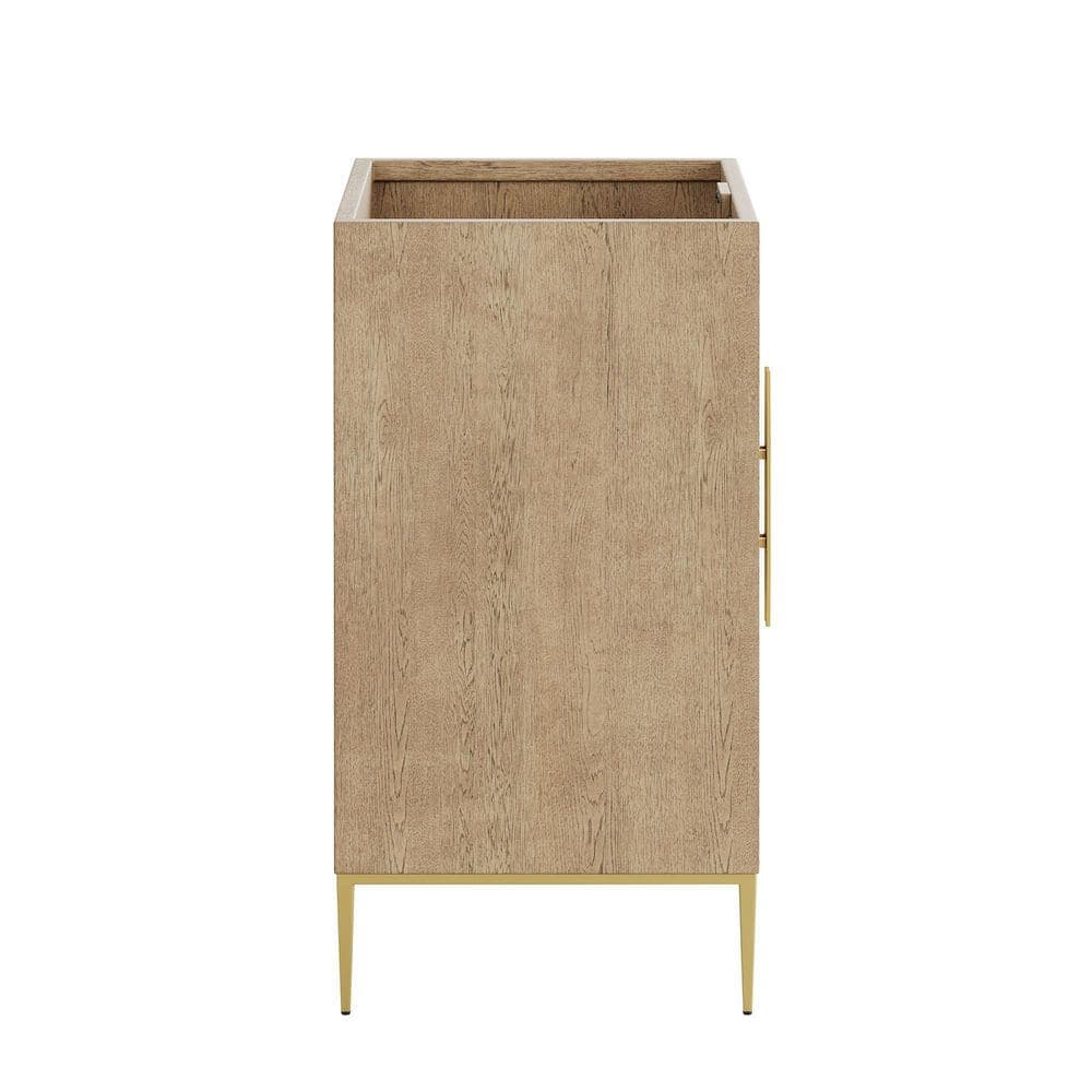 MODWAY Awaken 24 in. Bathroom Vanity Cabinet in Oak - Sink Basin Not Included (3)