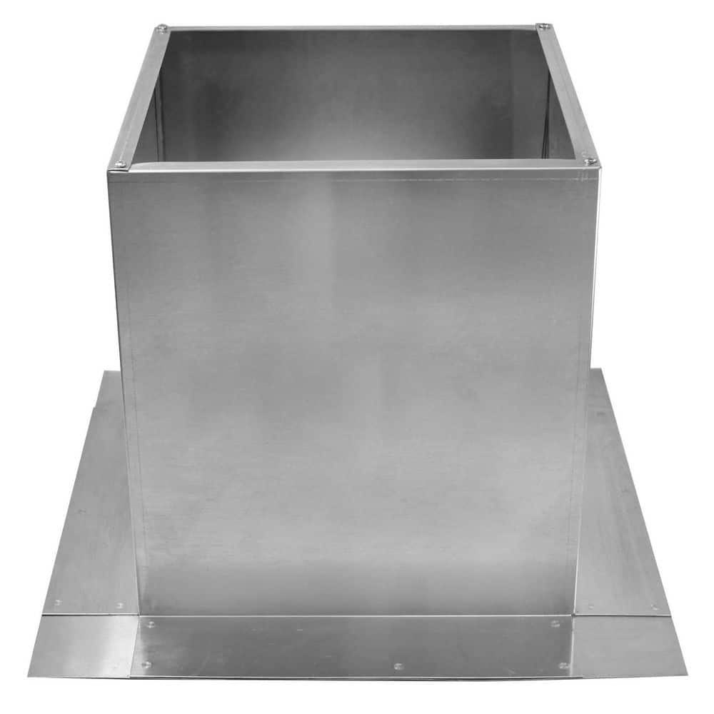 Active Ventilation Box is 10 in. Wide x 10 in. Long x 12 in. High Aluminum Roof Curb (3)