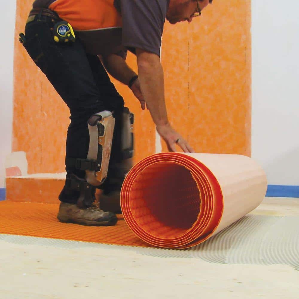 Schluter Ditra-Heat 3 ft. 2-5/8 in. x 41 ft. 10-3/4 in. Uncoupling Membrane Roll (3)