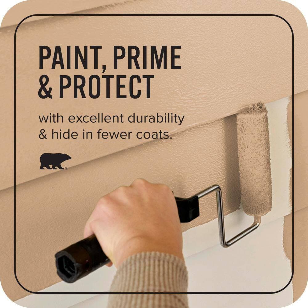 BEHR ULTRA 1 qt. #QE-21 Albuquerque Satin Enamel Exterior Paint & Primer (3)