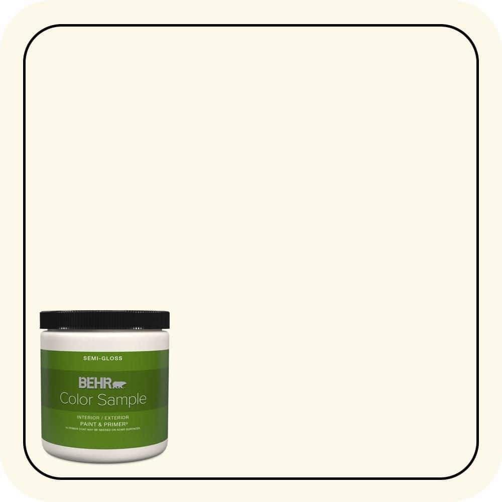 BEHR PREMIUM PLUS #BXC-29 Stately White Flat Low Odor & Primer (1)