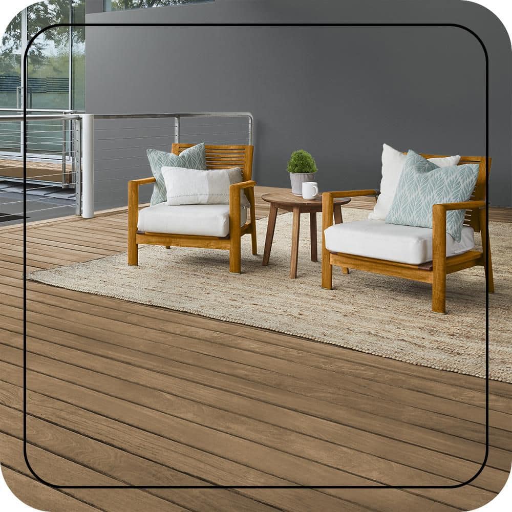 BEHR PREMIUM 1 gal. #ST-365 Cape Cod Gray Semi-Transparent Waterproofing Exterior Wood Stain and Sealer (4)
