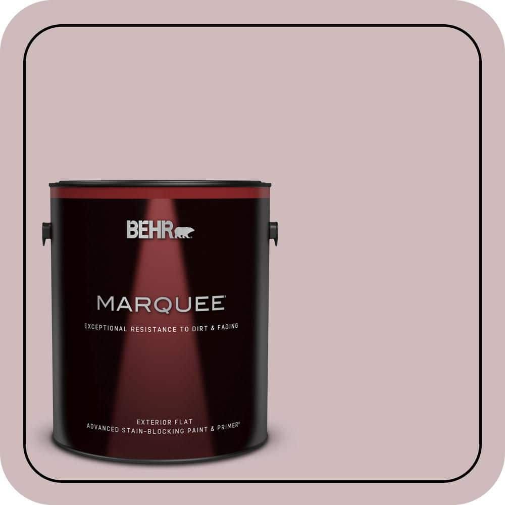 BEHR MARQUEE 1 gal. #N120-3 Mauve It Flat Exterior Paint & Primer (1)