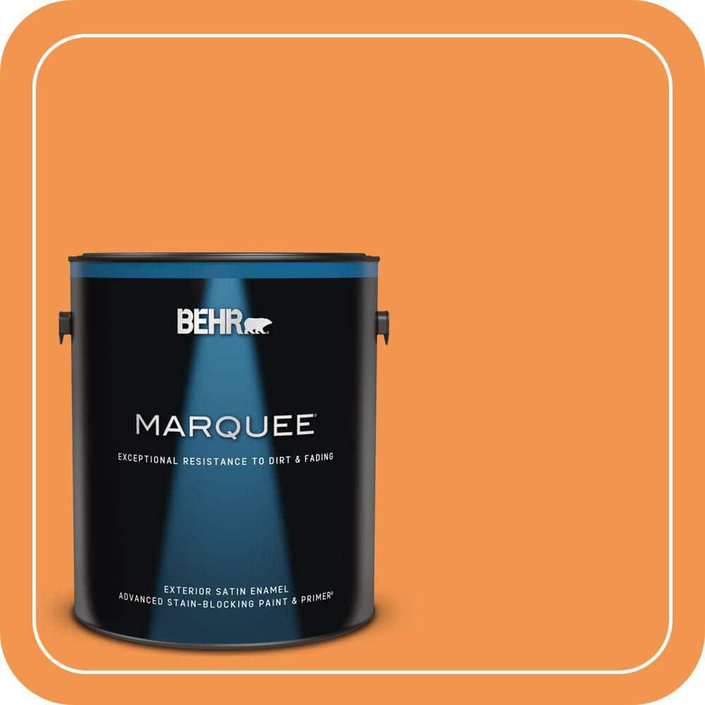 BEHR MARQUEE 1 gal. #P230-6 Toucan Satin Enamel Exterior Paint & Primer