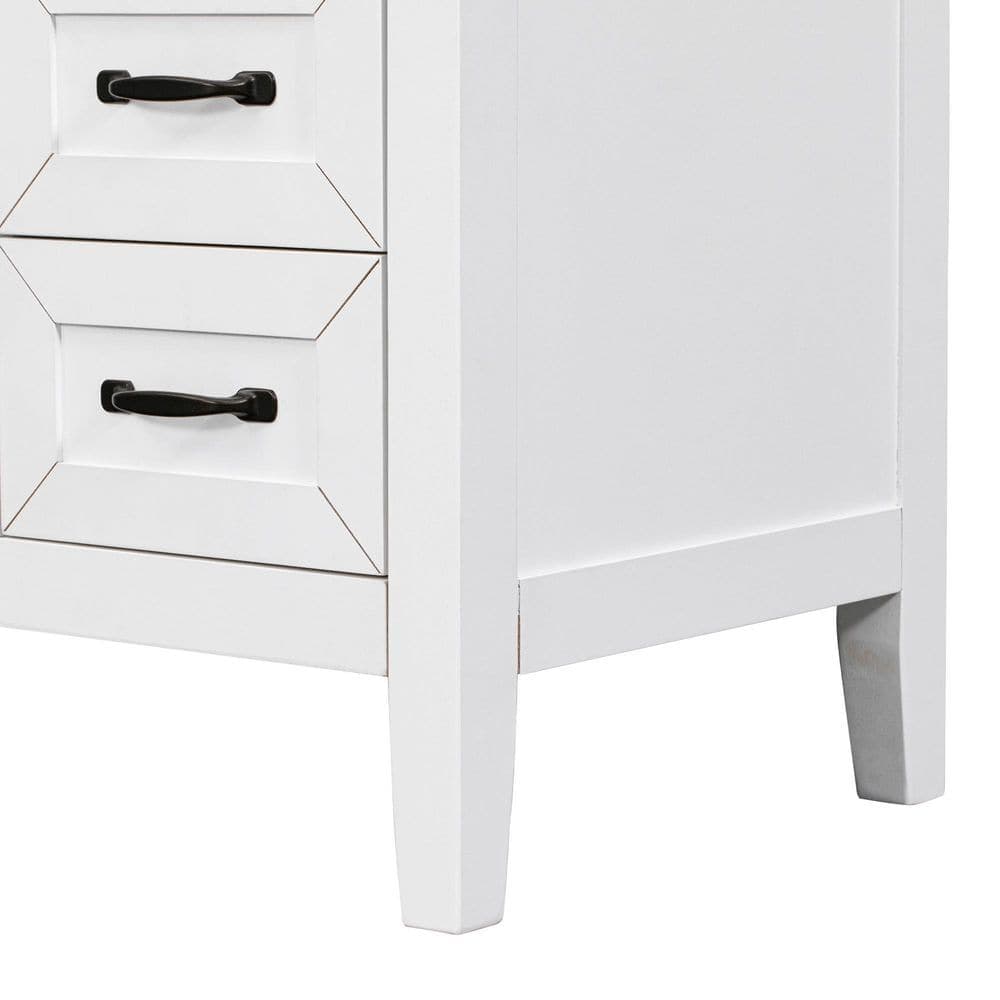 Coporesell 35.50 in. Bath Vanity Cabinet without Top Unassembled (2)