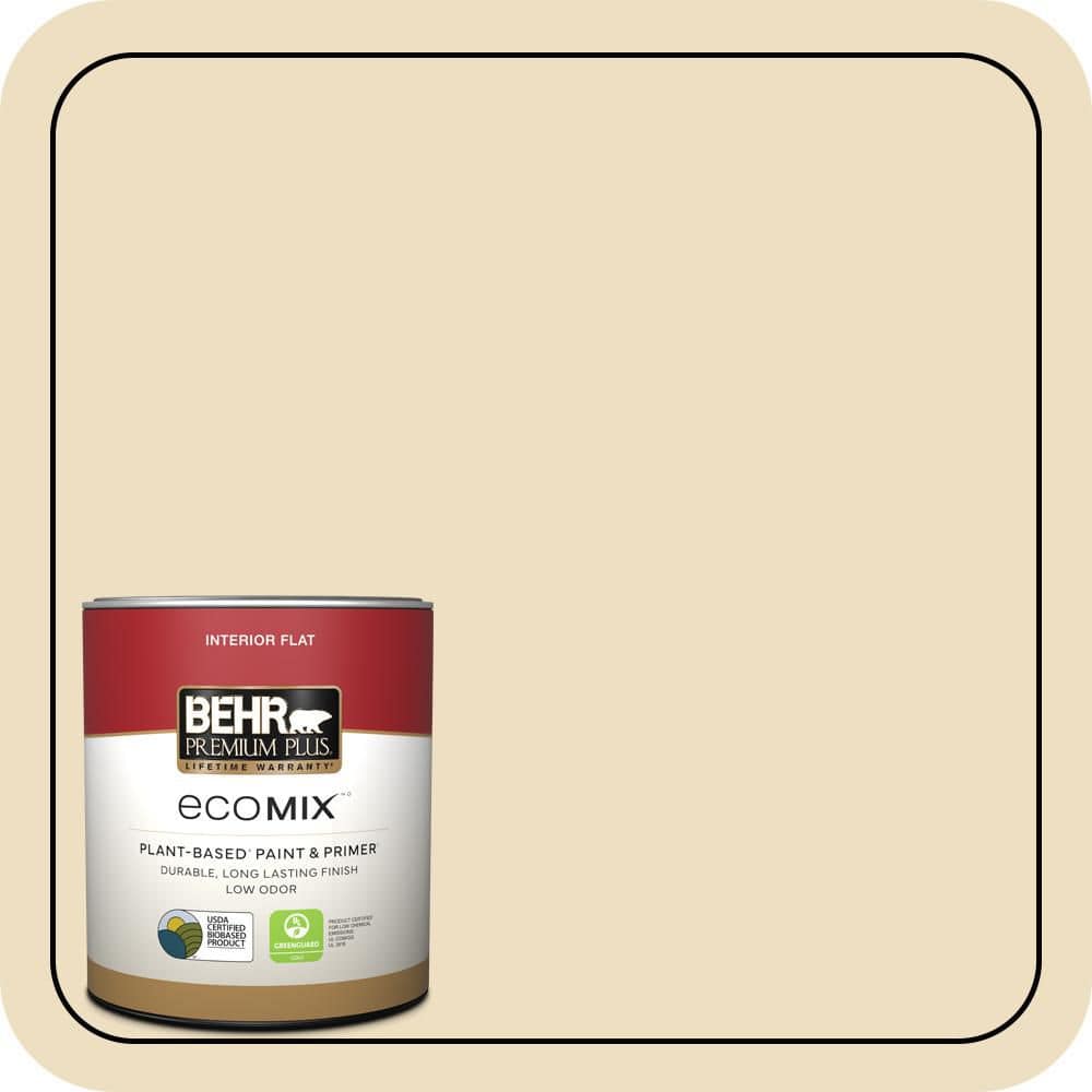BEHR PREMIUM PLUS #ECC-23-1 Golden Haystack Enamel EcoMix Plant-Based & Primer (1)