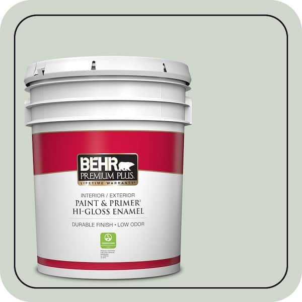 BEHR PREMIUM PLUS #ICC-48 Aspen Mist Enamel Low Odor & Primer (4)
