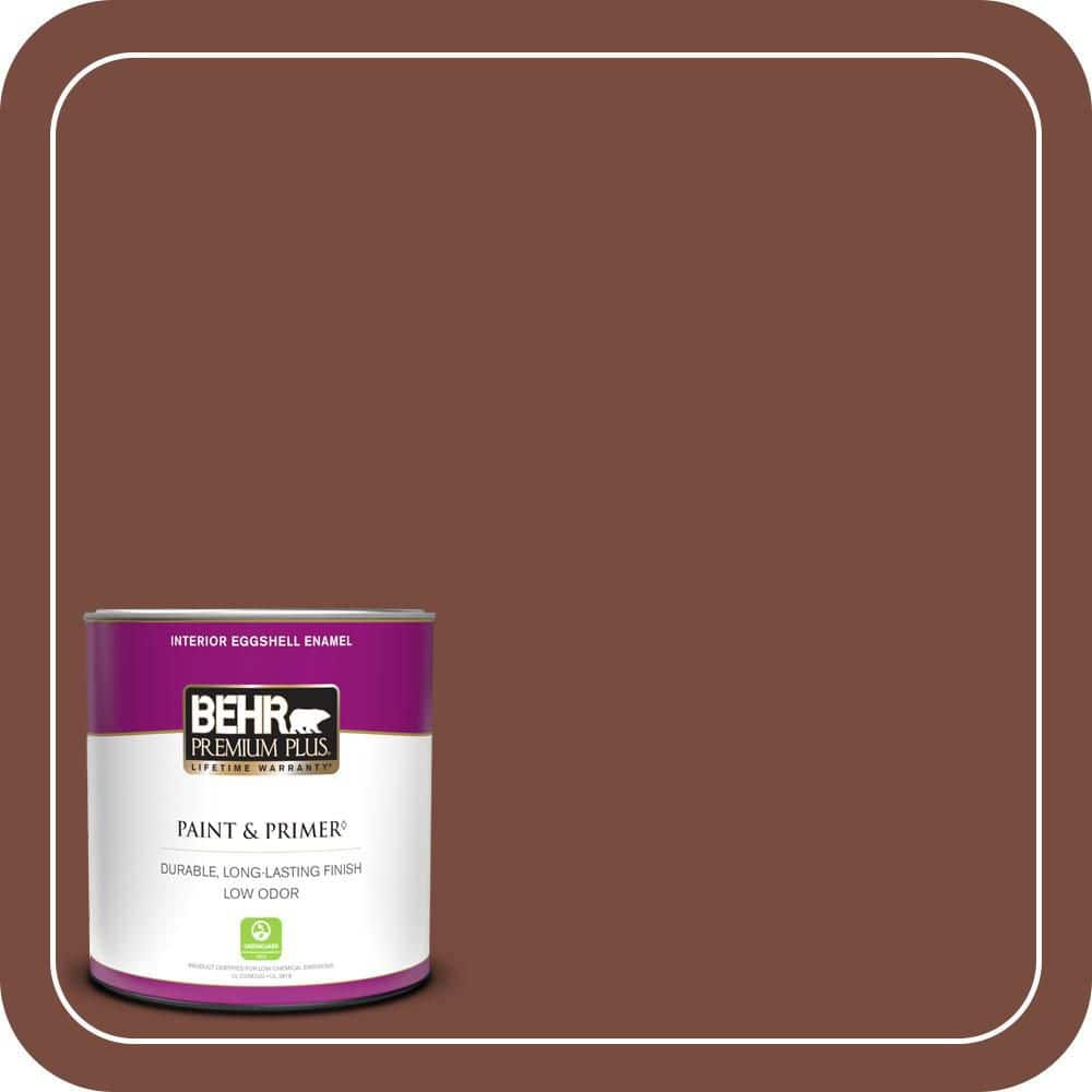 BEHR PREMIUM PLUS 1 qt. #PPU2-19 Royal Liqueur Eggshell Enamel Low Odor Interior Paint & Primer
