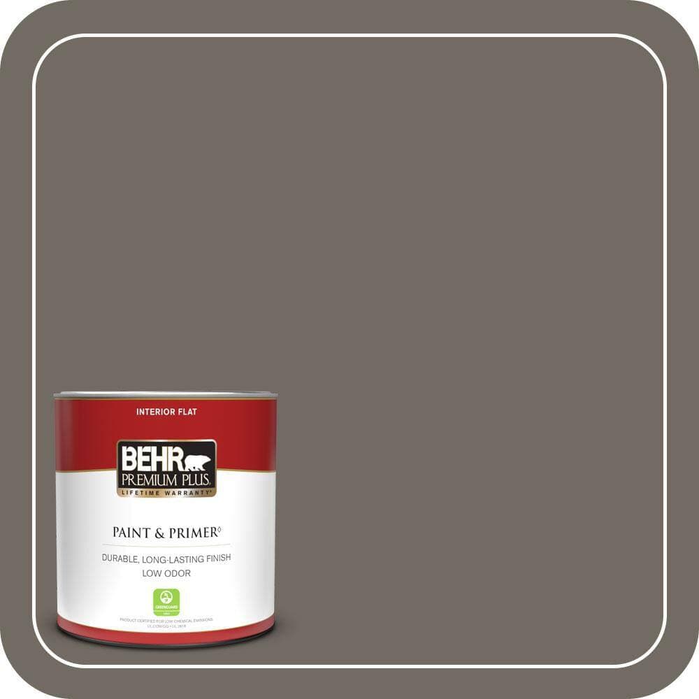 BEHR PREMIUM PLUS #PPU24-04 Burnished Pewter Enamel Interior/Exterior Paint & Primer Color Sample (1)