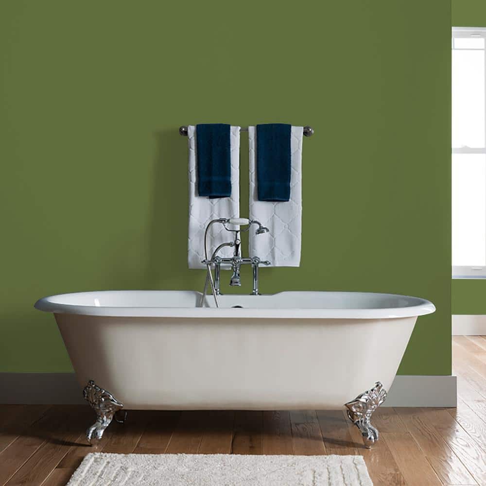 Glidden 8 oz. PPG1121-7 Globe Artichoke Satin Interior Paint Sample (3)