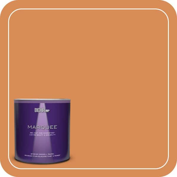 BEHR PREMIUM PLUS #260D-5 Amber Wave Enamel Low Odor & Primer (3)