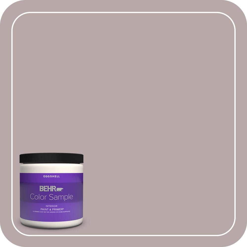 BEHR PREMIUM PLUS 8 oz. #MQ1-36 Object of Desire Eggshell Enamel Interior Paint & Primer Color Sample (1)
