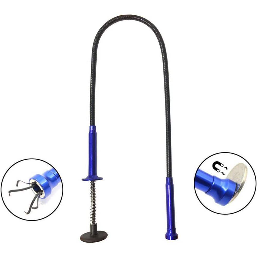 Misopily 7.5 to 34 in. Telescoping Magnet Claw Grabber Pickup Tool Set w/ 85 mm Inspection Mirror 3-Piece for Hard-to-Reach Area (3)
