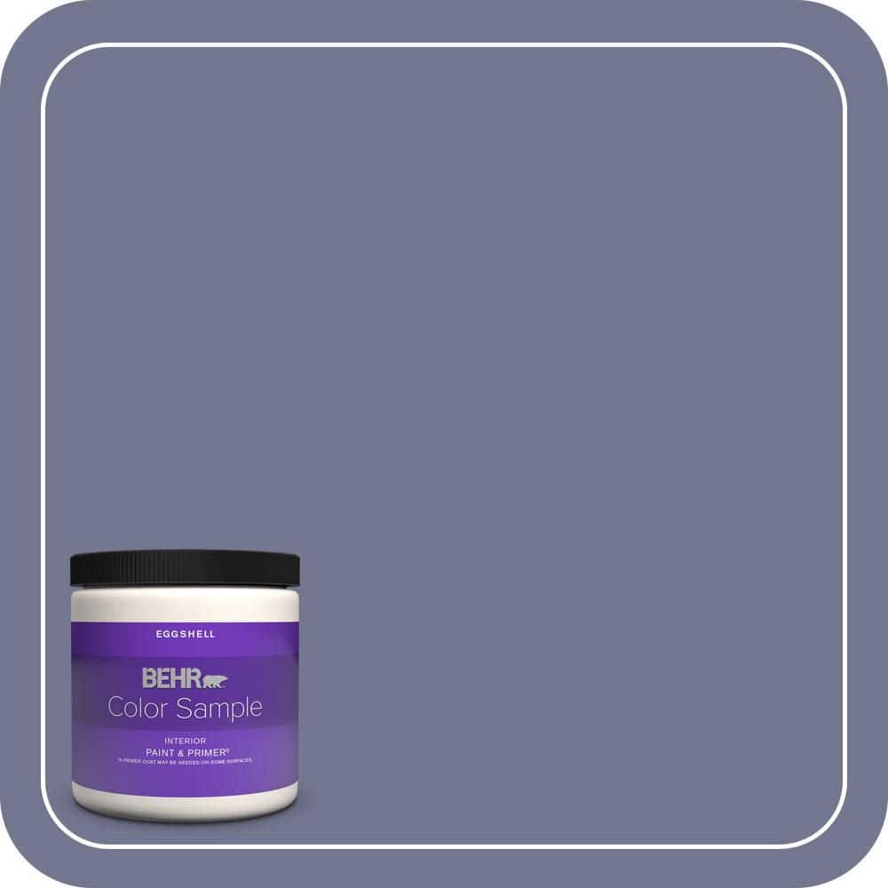 BEHR PREMIUM PLUS 8 oz. #MQ5-07 Little Theater Eggshell Enamel Interior Paint & Primer Color Sample