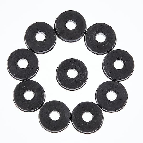 Everbilt 3/8 in. Rubber Flat Washers (10-Pack) (2)