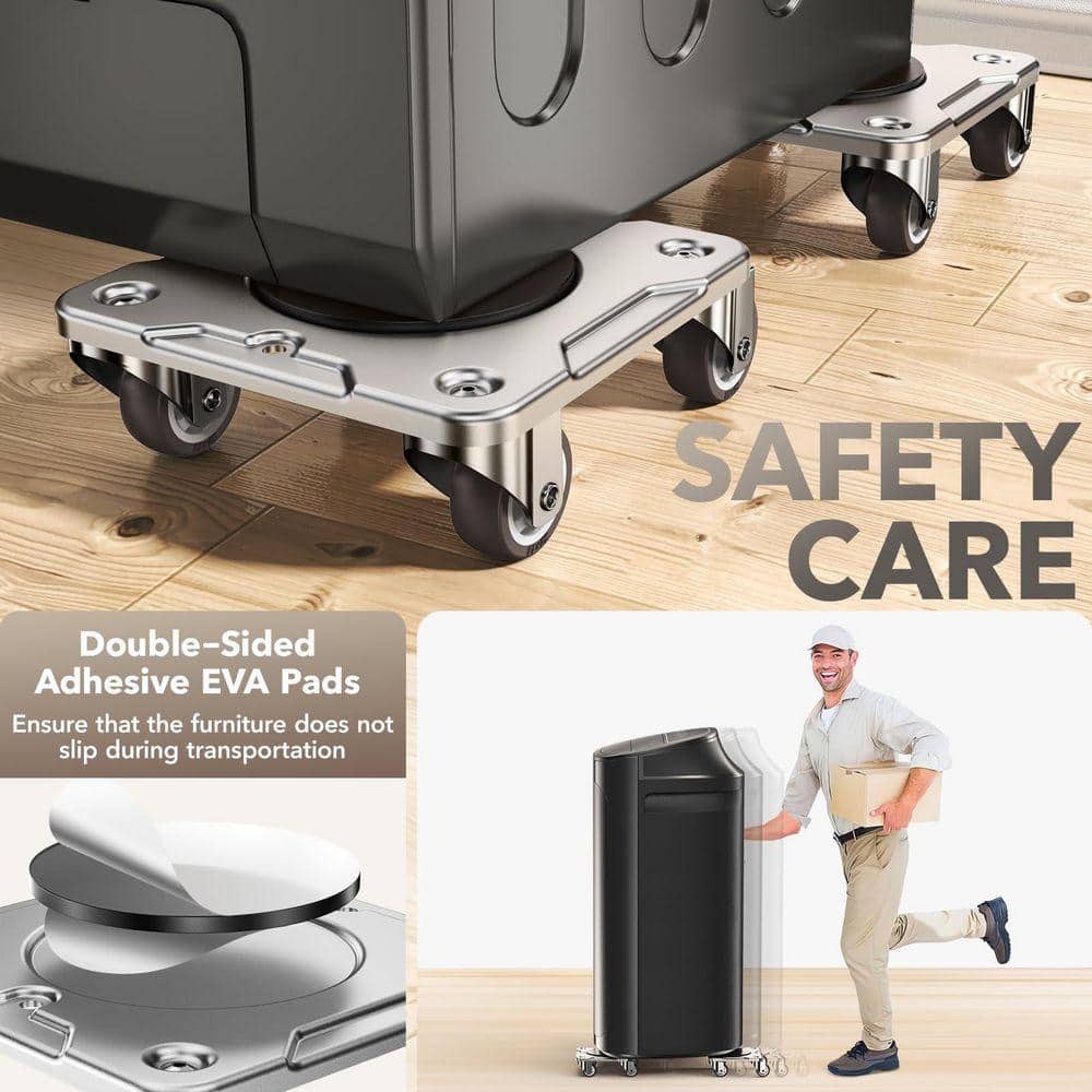 Angel Sar Furniture Dolly, Furniture Movers with Parking Function, Equipped with Stabilizers for Secure Long-Term Placement (3)