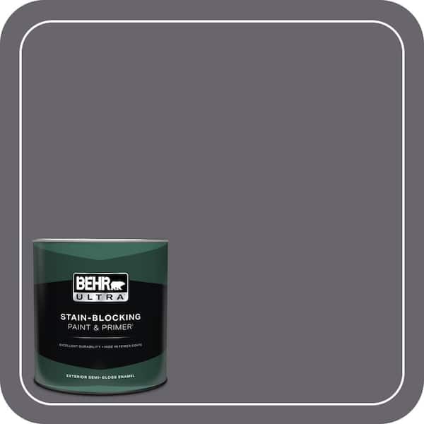 BEHR ULTRA 1 qt. #N550-6 Alter Ego Semi-Gloss Enamel Exterior Paint & Primer (2)
