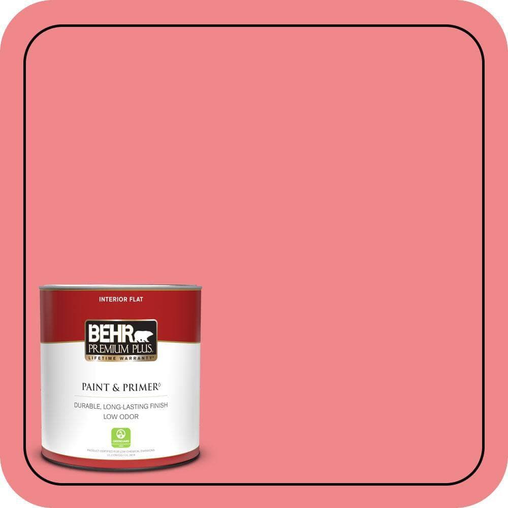 BEHR PREMIUM PLUS #140B-5 Flamingo Dream Enamel Low Odor & Primer