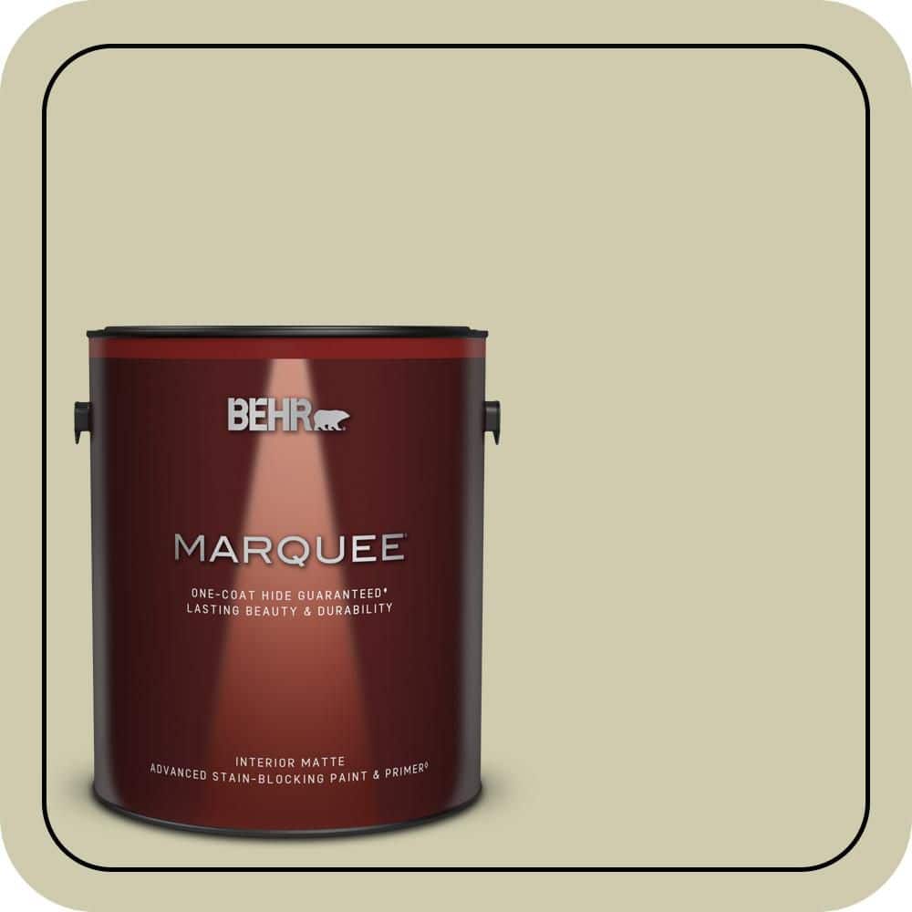 BEHR MARQUEE 1 gal. #PPU9-18 Cilantro Cream Matte Interior Paint & Primer