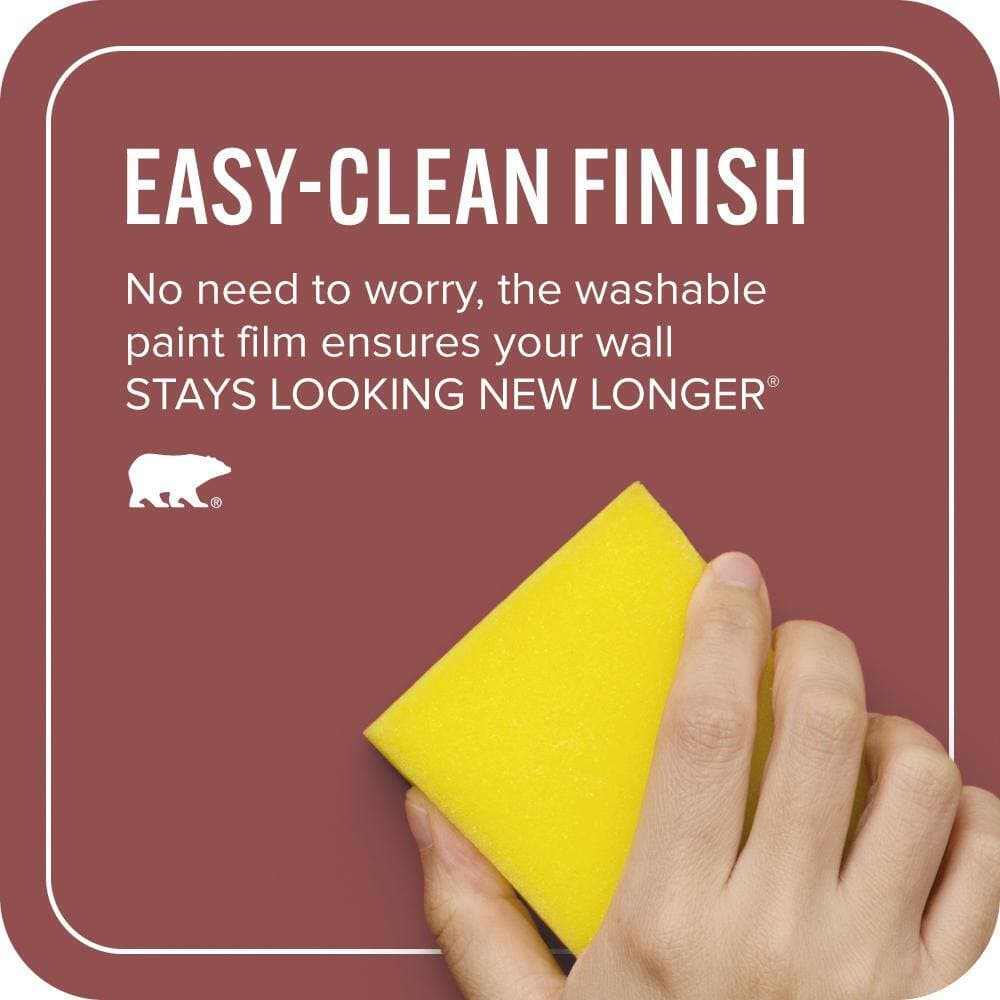 BEHR ULTRA 1 gal. #PPU1-08 Pompeian Red Extra Durable Flat Interior Paint & Primer (4)
