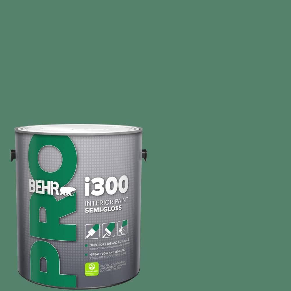 BEHR PRO 1 gal. #M420-6 Tournament Field Semi-Gloss Interior Paint