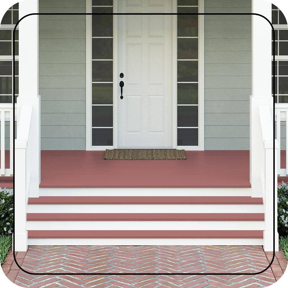 BEHR PREMIUM #S140-5 Textured Low-Lustre Enamel Interior/Exterior Porch and Patio Anti-Slip Floor Paint (2)