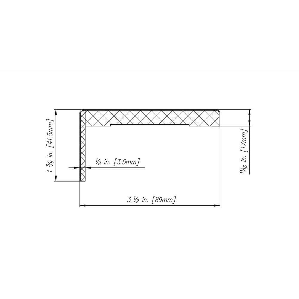 Belldinni 11/16 in. D x 3-1/2 in. W x 85-1/2 in. L MDF Interior Set of Casings for Double Swing Door Bianco Noble (6-Piece Kit) (2)
