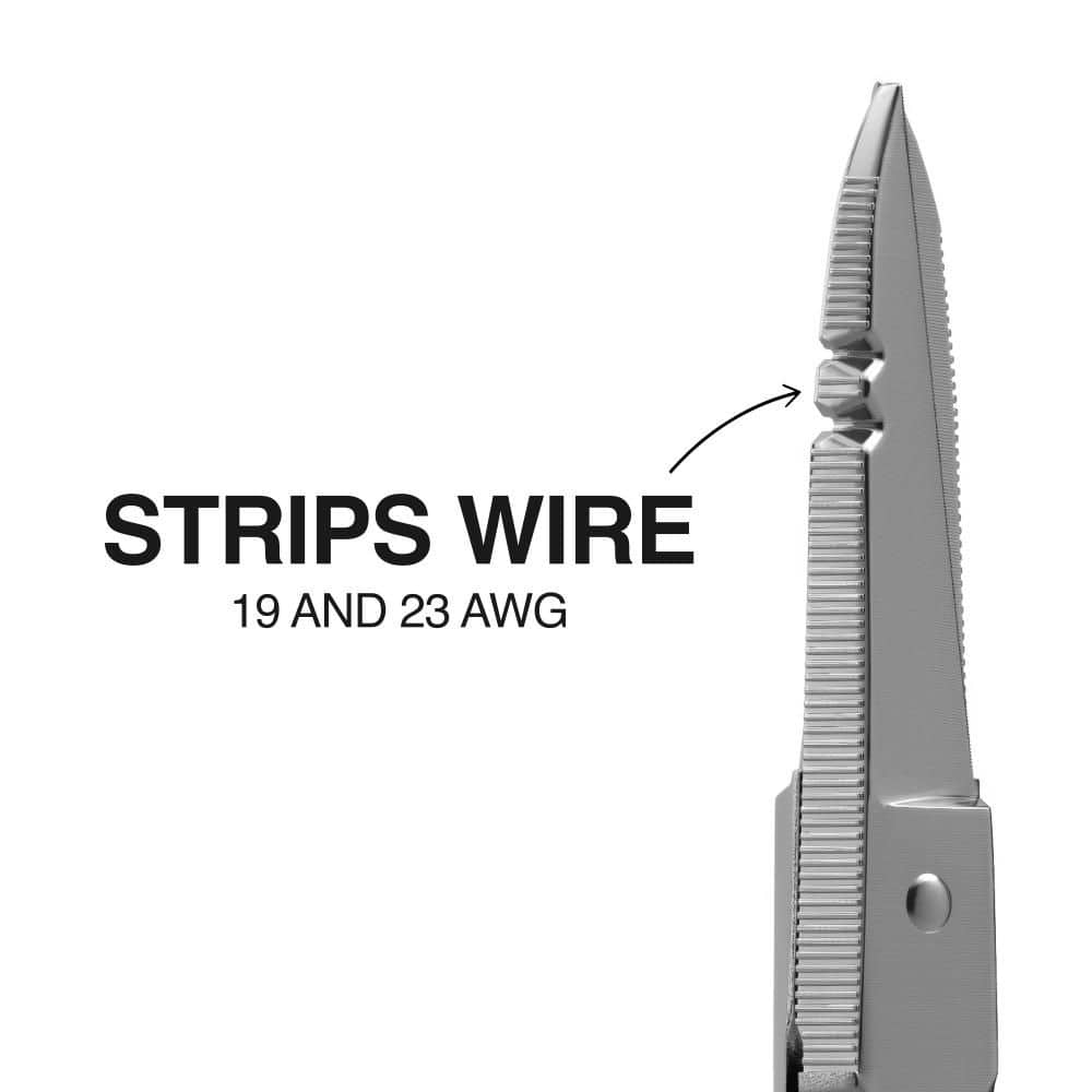 Klein Tools Serrated Electrician Scissors with Stripping 1.875 in. Blade (3)