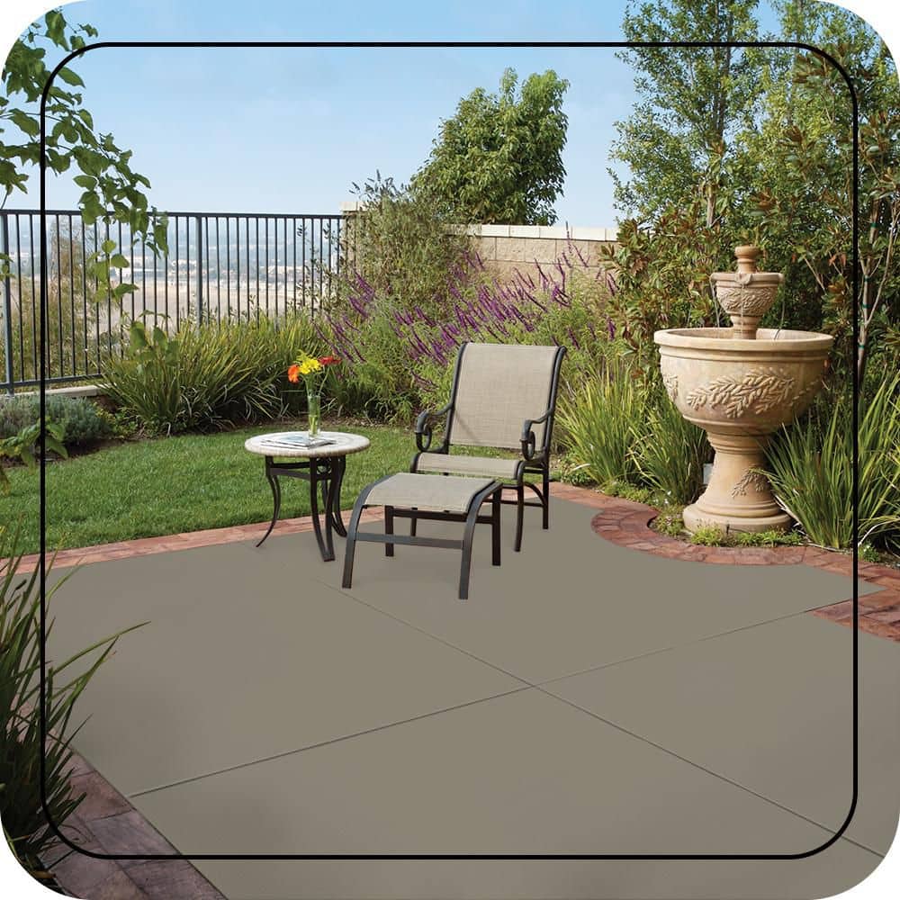 BEHR PREMIUM 1 gal. #PFC-37 Putty Beige Solid Color Flat Interior/Exterior Concrete Stain (3)