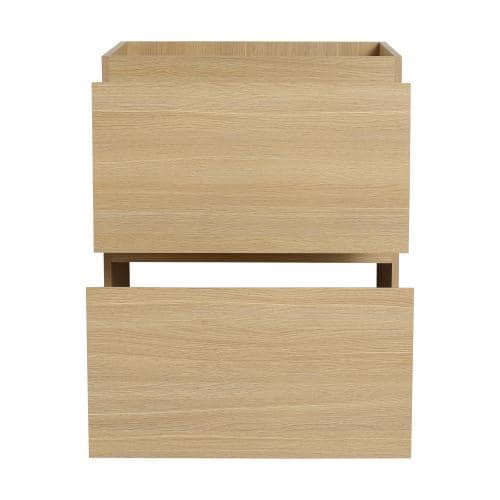 Adrinfly 24 in. Freestanding Bath Vanity Cabinet Without Top with Double Drawer Storage, Durable Engineered Wood (4)