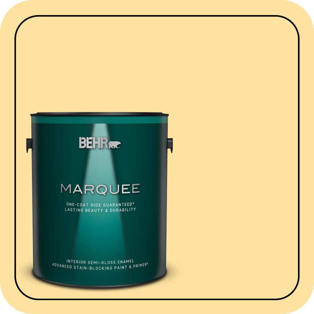 BEHR MARQUEE 1 gal. #P280-3 Polka Dot Skirt Semi-Gloss Enamel Interior Paint & Primer