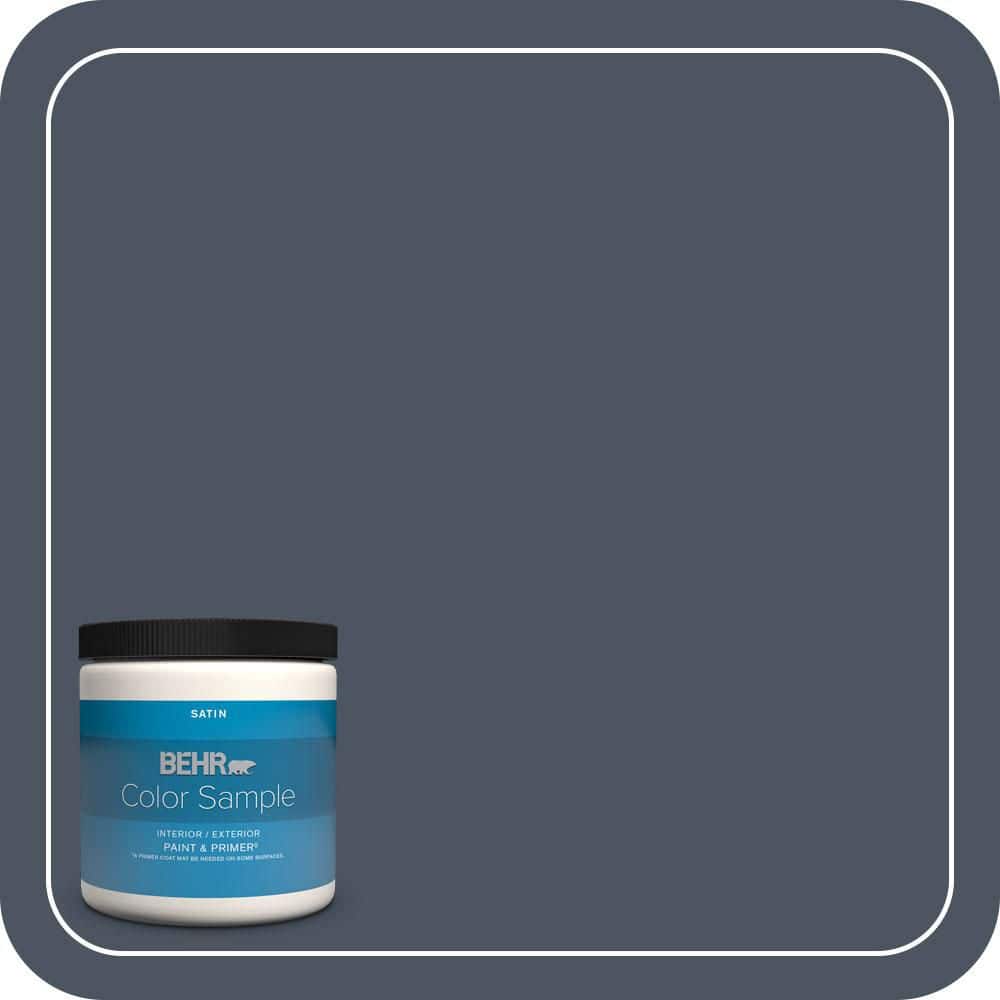 BEHR PREMIUM PLUS #ECC-33-3 Dark Sea Hi-Gloss Enamel Interior/ & Primer (1)