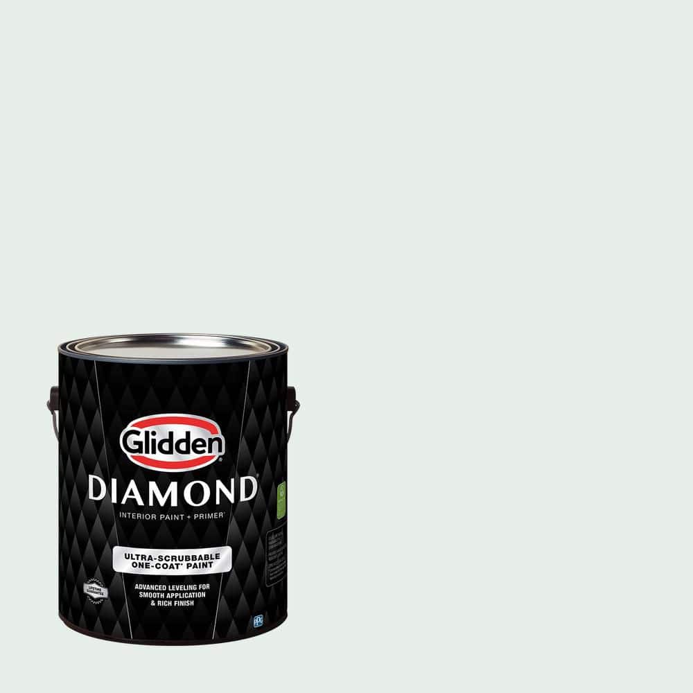 Glidden Diamond 1 gal. PPG1145-1 Rain Drop Semi-Gloss Interior Paint with Primer
