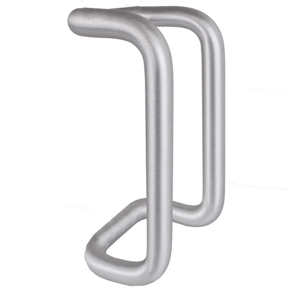 Global Door Controls 12 in. Dual Pull Bar Back-to-Back for Storefront Door in Aluminum