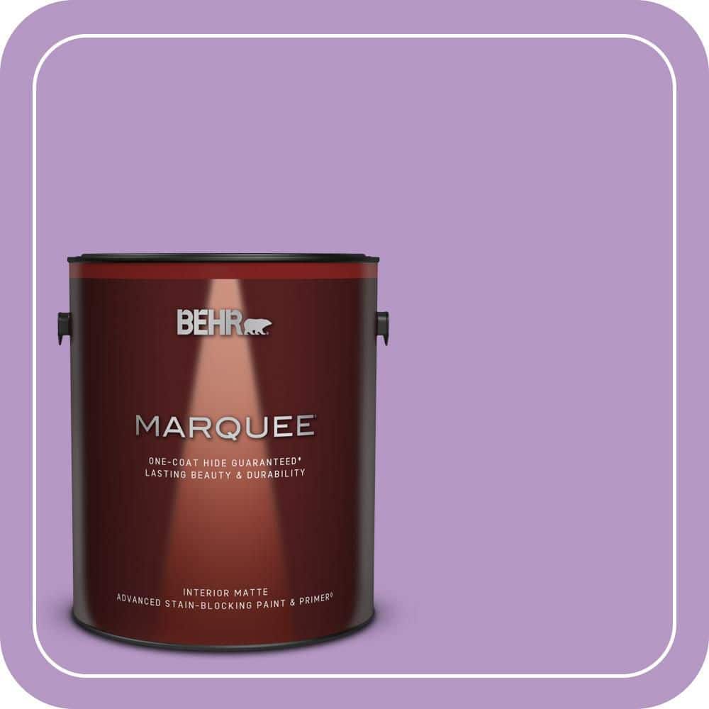 BEHR MARQUEE 1 gal. #660B-5 Atlantic Tulip Matte Interior Paint & Primer