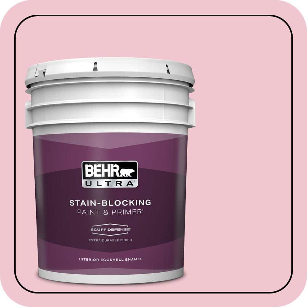 BEHR ULTRA 5 gal. #P140-2 Sweetheart Extra Durable Eggshell Enamel Interior Paint & Primer