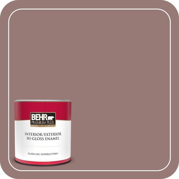 BEHR PREMIUM PLUS #130F-5 Mushroom Basket Enamel & Primer Color Sample (4)