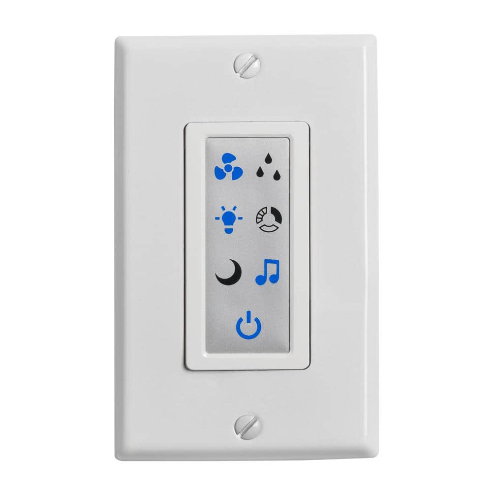 Commercial Electric 110 CFM 1.5 Sone Bathroom Exhaust Fan with Humidity Sensor, Bluetooth Speaker, Adjustable LED Light and Night Light (4)