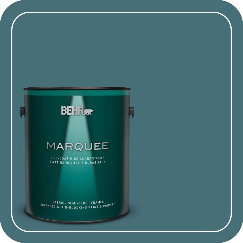 BEHR MARQUEE 1 gal. #520F-6 Cathedral Semi-Gloss Enamel Interior Paint & Primer