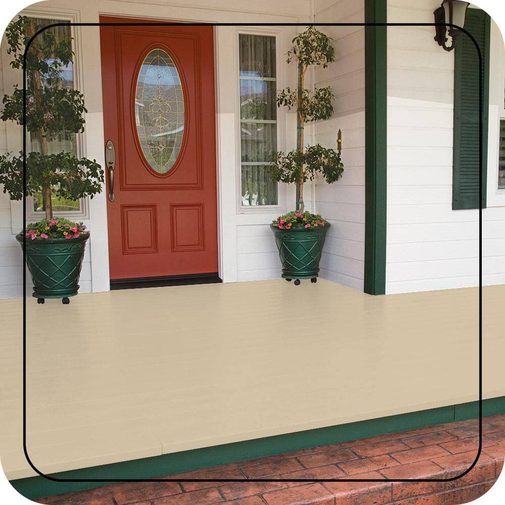 BEHR PREMIUM #340C-2 Low-Lustre Enamel Interior/Exterior Porch and Patio Floor Paint (2)