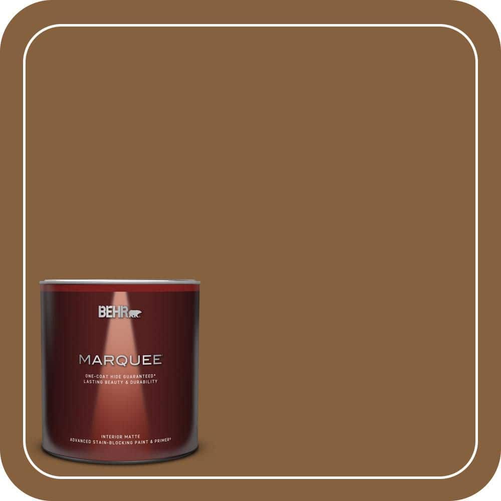 BEHR MARQUEE 1 qt. #PPU4-18 Spice Bazaar Matte Interior Paint & Primer